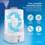 Clorox 2 Tier Steam Sanitizer 86900: Plastic Sterilization Device, White, 3-Year Warranty, Cleaning Tool Accessory - Image 4