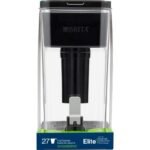 Brita Extra Large 27-Cup UltraMax Filtered Water Dispenser with Filter - Jet Black - Image 8