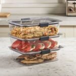 Rubbermaid Brilliance 22pc Plastic Food Storage Container Set Clear: Microwave, Dishwasher & Freezer Safe, 1 Year Warranty - Image 4