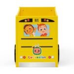 Delta Children Cocomelon School Bus Toy Box - Greenguard Gold Certified - Image 6