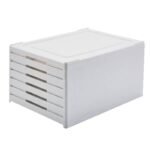 Simplify 6 Tier Collapsible Shoe Organizer Storage Box - Image 16