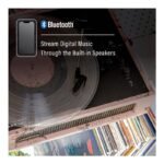 Crosley Voyager Bluetooth Vinyl Record Player - Floral - Image 5