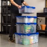 IRIS 44qt WeatherPro Plastic Storage Bin - Image 6