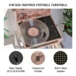 Crosley Voyager Bluetooth Vinyl Record Player - Floral - Image 3