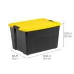 IRIS 60qt Storage Bin with Secure Latching Buckles - Image 4