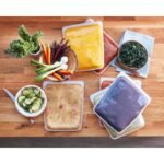 stasher Premium Silicone Reusable Food Storage Bags Lunch Starter Kit - 4pk - Clear - Image 3