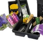 UbeCube Tradesman Double Utility Kit Gray/Black Tray: Stackable Polypropylene Decorative Box, Industrial Style, 13.5" Square - Image 7