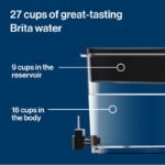 Brita Extra Large 27-Cup UltraMax Filtered Water Dispenser with Filter - Jet Black - Image 3