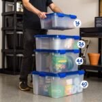 IRIS 26.5qt WeatherPro Plastic Storage Bin - Image 4