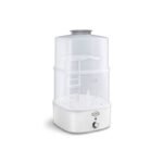 Clorox 2 Tier Steam Sanitizer 86900: Plastic Sterilization Device, White, 3-Year Warranty, Cleaning Tool Accessory