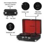 Crosley Cruiser Plus Bluetooth Vinyl Record Player - Black - Image 4
