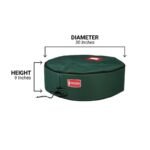 30" Wreath Storage Bag with Removable Handle - TreeKeeper: Padded Polyester, Built-In Handles, Spot Clean, 4.23 Volume - Image 13