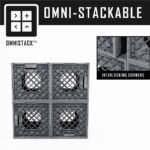 UbeCube 3pk Decorative Storage Bins Gray - Image 4