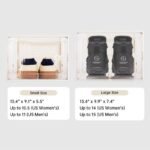 VUSIGN 9.9''X7.4'' Shoe Box Storage Stylish Large Clear - Image 6