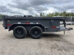 2024 RawMaxx 5X10 7K Powder Coated Dump Trailer w/Tarp Kit - Image 7