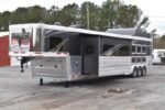 2021 Lakota Bighorn 8418GLQUG 4 Horse Trailer with 18' Short Wall - Image 29