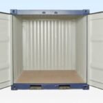 8Ft Shipping Container One Trip (Blue)