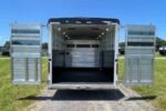 2024 Bison Trail Hand 708160 Stock Trailer with 8' Short Wall - Image 11