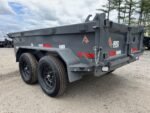 2024 RawMaxx 5X10 7K Powder Coated Dump Trailer w/Tarp Kit - Image 5