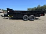 2024 Griffin Trailers 7×16 14K Telescopic Dump Trailer w/Ramps & Spare Tire Mount - Image 4