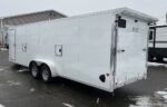 2024 E-Z Hauler 7×24 Aluminum 4-Place Drive In/Out w/Tapered Ramps, Rear Canopy - Image 10