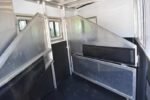 2017 Exiss Escape 7308LQ 3 Horse Trailer with 8′ Short Wall - Image 25