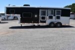 2017 Exiss Escape 7308LQ 3 Horse Trailer with 8′ Short Wall - Image 6