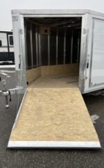 2024 E-Z Hauler 7×24 Aluminum 4-Place Drive In/Out w/Tapered Ramps, Rear Canopy - Image 15