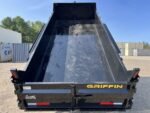 2024 Griffin Trailers 7×16 14K Telescopic Dump Trailer w/Ramps & Spare Tire Mount - Image 12