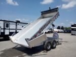 2025 Mission Trailers 7×16 14K Aluminum Hydraulic Dump w/Ramps, HD D-Rings, Barn Doors, Tarp Kit - Image 14