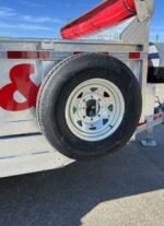 2024 N&N Trailers 7×14 14K Galvanized Hydraulic Dump w/Ramps, 2-Way Spreader Gate, Tarp Kit - Image 27