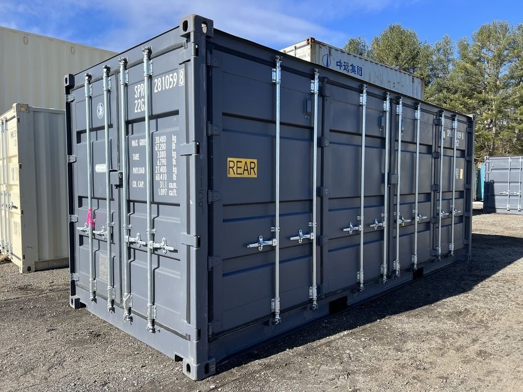 62400C65-047F-4271-96BF-151CE909BA45.jpg 20' Storage Container One Trip Open Side Standard Height - Image 1