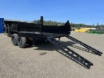 2024 Griffin Trailers 7×16 14K Telescopic Dump Trailer w/Ramps & Spare Tire Mount - Image 8