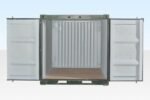 8Ft One Trip Shipping Container (Green) - Image 2