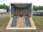 2022 Sno Pro Trailers 101×12 Aluminum Hybrid 2.0 w/Tapered Ramp, Mats & Guides - Image 3