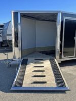 2024 Sno Pro 7.5×22 Aluminum 4-Place Drive In/Out w/Extra Height, Mats & Guides, Canopy - Image 13