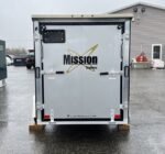 2024 Mission Trailers 60×12 Aluminum Single Place Crossover w/Galvanized Package, Rear Canopy - Image 8