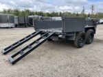 2024 RawMaxx 5X10 7K Powder Coated Dump Trailer w/Tarp Kit - Image 12