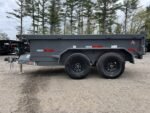 2024 RawMaxx 5X10 7K Powder Coated Dump Trailer w/Tarp Kit - Image 4