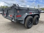 2024 RawMaxx 5X10 7K Powder Coated Dump Trailer w/Tarp Kit - Image 6