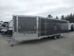 2024 Mission Trailers 101×24 Aluminum 4/5-Place Drive In/Out Deckover w/Galvanized Pkg, Canopy