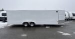 2024 E-Z Hauler 7×24 Aluminum 4-Place Drive In/Out w/Tapered Ramps, Rear Canopy - Image 7