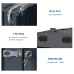 New Metal Storage Shed For Sale - Image 4